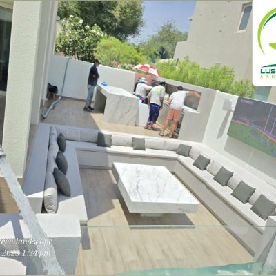 Outdoor seating construction