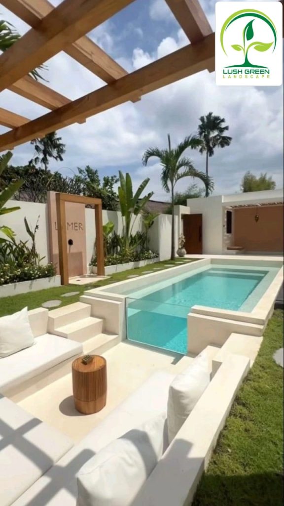 Pergola & swimming pool