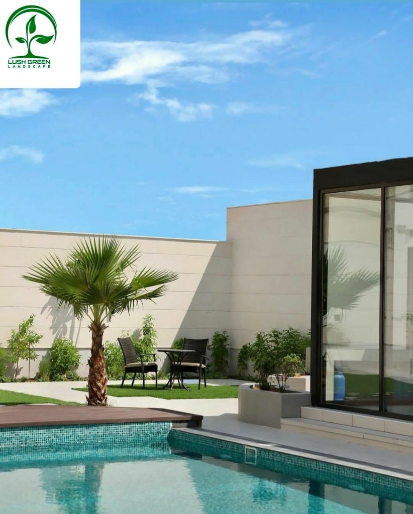 Courtyard swimming pool