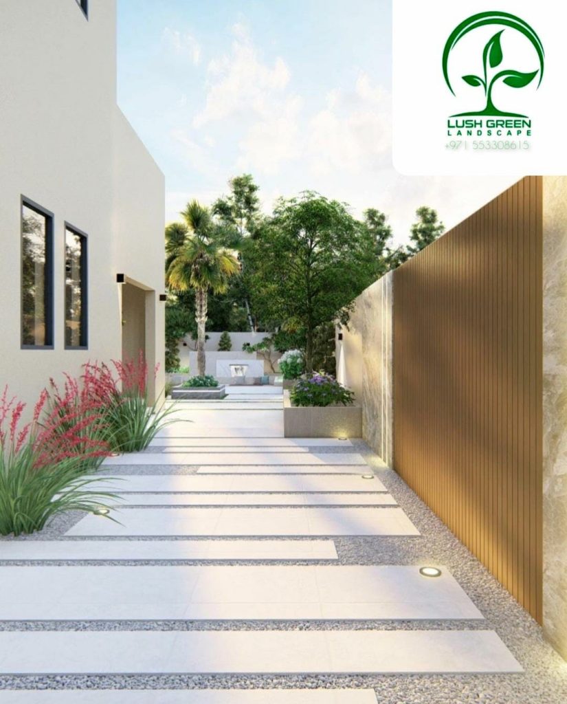 Side-garden walkway