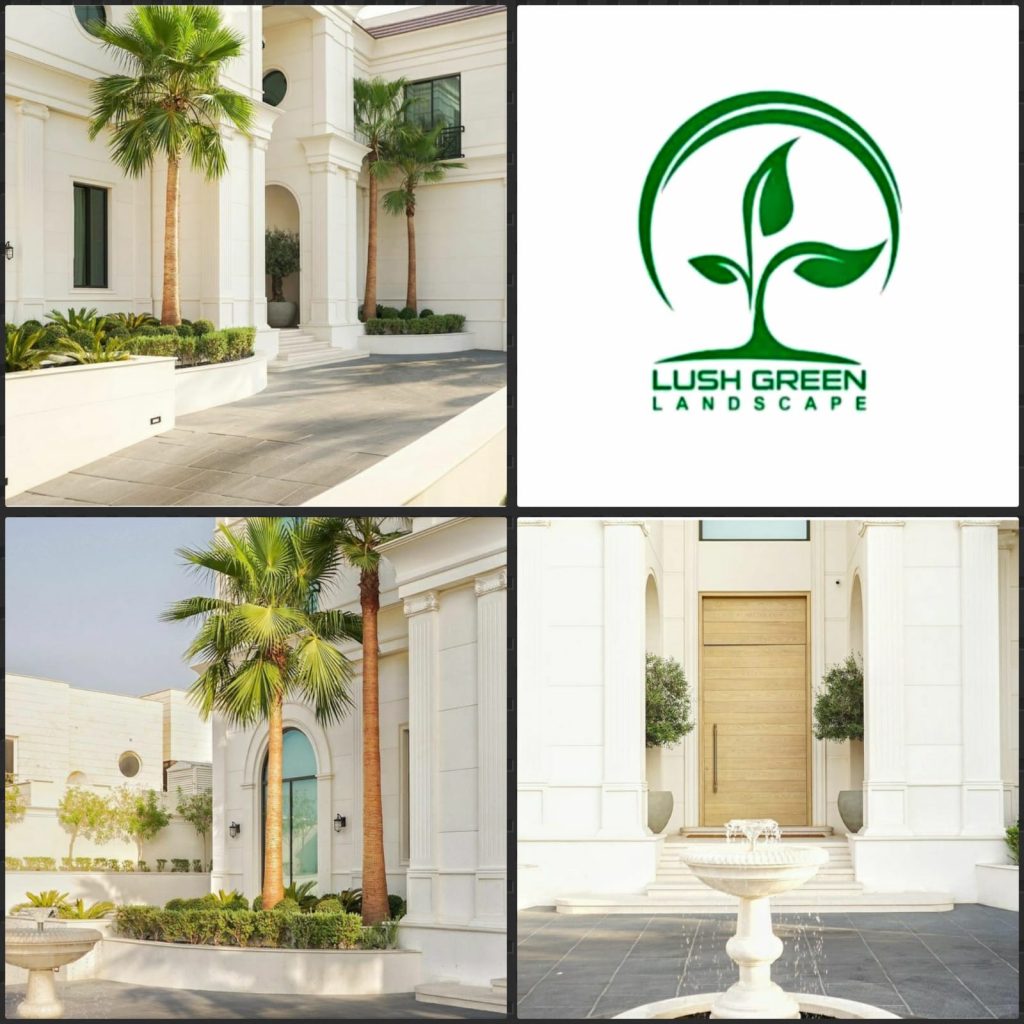 Entrance & palm collection